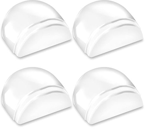 Türstopper Boden Transparente 4 Stück Selbstklebend Bodentürstopper Türpuffer Boden Wandpuffer für alle Hartböden geeignet Türpuffer Boden Wandpuffer