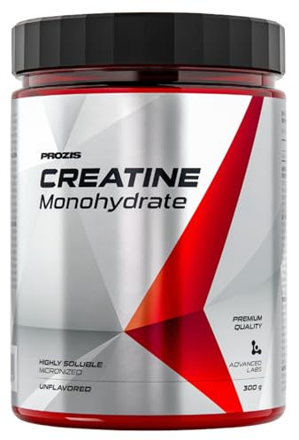 Monohidrato de Creatina (300G) - Prozis - Sabor neutro – Suplemento de Creatina Monohidrato