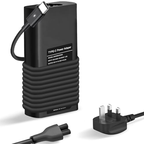ZJWDATG 130W USB C Type C Laptop Charger Compatible With Dell XPS 15 9575 2-in-1 15 9500 17 9700,Latitude 5420 5520 5310 5410 7410 7310 7210 9410,Precision 5530 2 in 1 5550 5750 3550 3551 3560 Etc