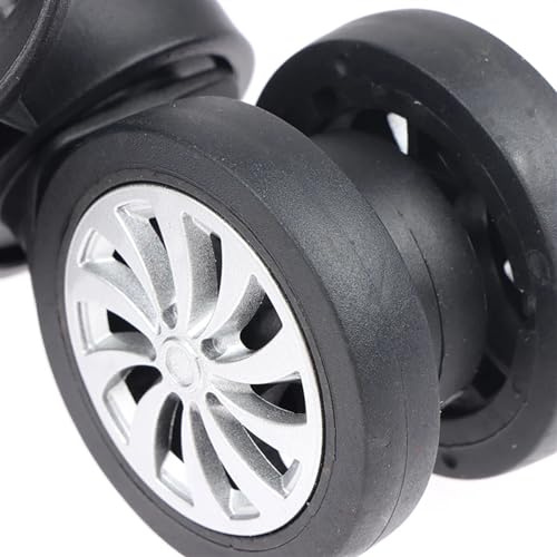 Universal Kofferrollen 4Pcs Koffer Gepäck Universal 360 Grad Schwenk Räder Trolley Rad Werkzeuge