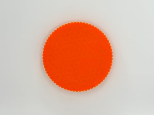 74mm Filter Paper Holder, Orange. Compatible with Aeropress XL Coffee Maker