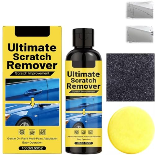 Fixapro Scratch Remover, Efface Rayure Profonde Voiture, Produit Efface Rayure Voiture Avec Eponge, Polish Voitures Modèle Crème De Réparation De Rayures De Voitures Efface Rayures Anti-Rayures (1Pcs)
