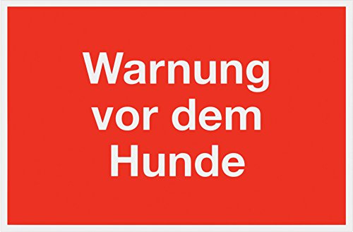 Panneau d’information principal - Signalisation - Panneau d’information - Signe d’interdiction - Panneau d’avertissement - Marquage de sécurité - Mention de danger, Plastique, Rot, 300 x 200 mm