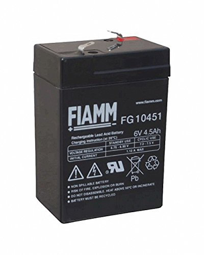 FIAMM 6 V 4,5 Ah AGM GEL batería batería de repuesto para niños Moto rrad Niños coche infantil vehículos kinderquad