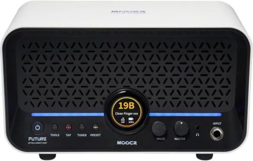 Mooer F15i Li - Multi-Effects & Modeling Guitar Combo, 15 Watt, with Battery - Snowfall White