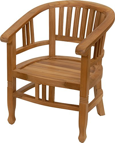 Korb-Outlet Kinderstuhl, Kindersessel aus Teak-Holz