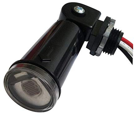 Photocell Photo Control Dusk to Dawn Switch - Pencil Stem Mount Swivel Type 120V Weatherproof MPI-39060
