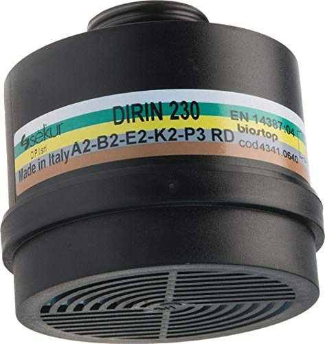 EKASTU Kombifilter DIRIN 230 EN 14387, DIN EN 148-1 A2 B2 E2 K2-P3R D
