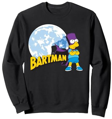 The Simpsons Bartman Watcher Superhero Sidekick Reloj Nocturno Sudadera
