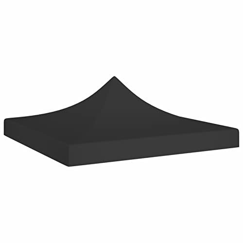 Partyzelt-Dach, BULANED Ersatz Pavillondach, Dach Für Pavillon, Ersatzdach Pavillon, 3x3 m Schwarz 270 g/m²