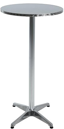 ESTEXO Stehtisch Bartisch Bistrotisch Tisch klappbare Tischplatte Aluminium Partytisch
