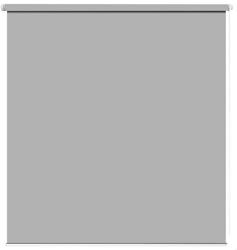 Thermorollo Verdunkelungsrollo 100 x 130 cm Seitenzugrollo Sonnenschutz Rollo, Dachfenster Verdunkelungsrollo Sonnenschutz Blickdicht Sichtschutz für Fenster & Tür, Grau