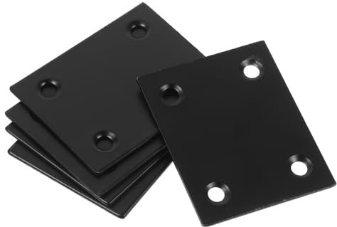 Gatuida 5stücke Edelstahl Verbindungselemente Flache Platten Zur Stabilen Befestigung Von Holzmöbeln Tischen Und Stühlen Einfache Montage Ohne Zubehör