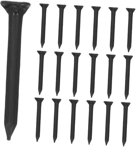 iplusmile 500g Schwarze Schuhnägel aus Eisen mit Abgerundetem Kopf für Lederabsätze und Boots Effektiver Schutz für Schuhsohlen zur Schuhreparatur Unterwegs