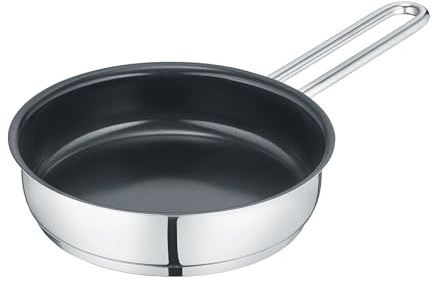 Berndes Mini Bratpfanne 16 cm Edelstahl PFAS-frei – kleine Bratpfanne – Induktion geeignet – Antihaftbeschichtet – langlebige Mini Pfanne für alle Herdarten