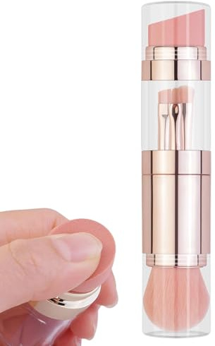 set di pennelli da trucco, portatile, per sopracciglia, fondotinta, cipria, correttore, ombretto, strumento per donne