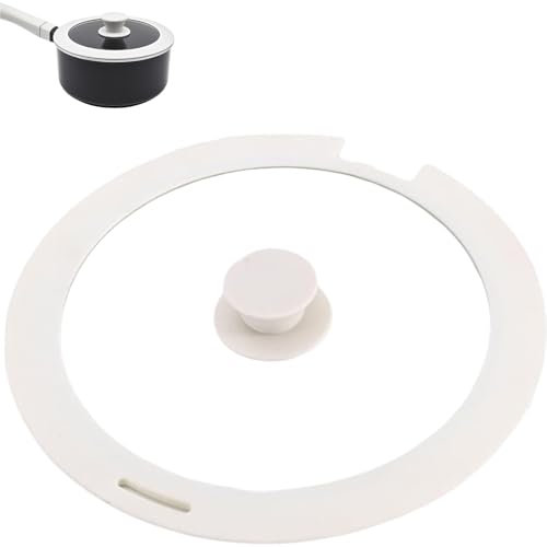 Tapa de silicona para ollas, sartenes y sartenes, tapa de utensilios de cocina de 18/20/26 cm de diámetro, cubierta versátil para utensilios de cocina para ollas y sartenes (18CM)