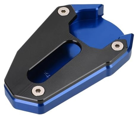 Seitenständer Unterlage Seitliche Kickstand-Verlängerungsplatte für SV650 2016-2024 Motorradständer-Vergrößerungsstütze Fußpolster