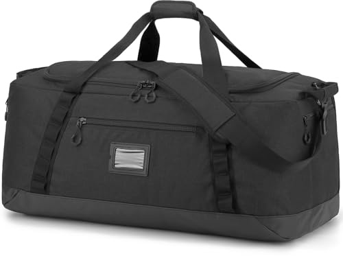 100 l extra stor resväska duffelväska ryggsäck, Svart-b, 30 x 15 x 13 inches, Extra stora duffelväskor för helg övernattning camping
