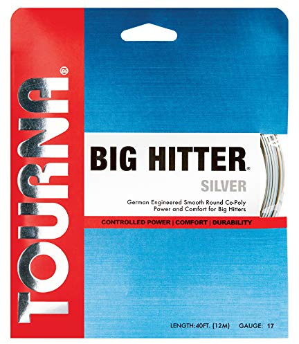 Tourna Big Hitter Silver, 17-Guage Tennis String