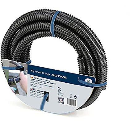 FIAP SpiralTube ACTIVE 25 mm - Spiralschlauch - Rollenlänge 5 m - 1 - Teichschlauch - Teichbau - Teichzubehör - schwarz
