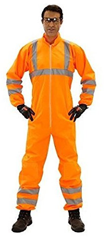 Honeywell 4509446-XL Ne-Hon 6 Hi-Vis Single Use Coverall, X-Large