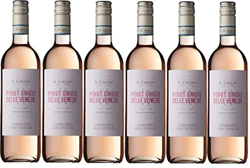 Il Caggio Pinot Grigio Rose Wine, 75 cl, Case of 6