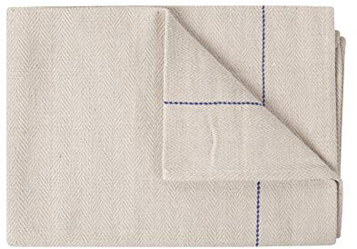 MOLLY MALOU 100% Cotton Herringbone Weave Oven Cloth Heat Resistant Professional Grade Natural 50x76cm