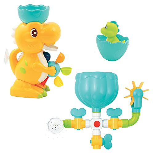 LUDI 40071 Dino badset badleksak, färgglad