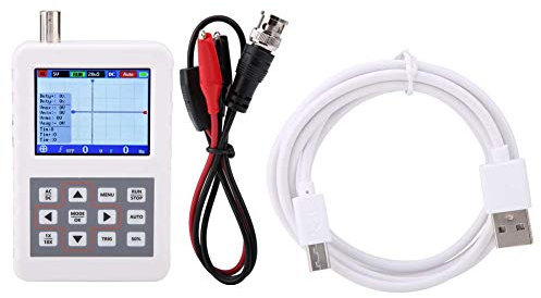 Oscilloscope numérique portatif, mini oscilloscope numérique portable oscilloscope numérique LCD portatif bande passante de stockage 16M échantillonnage 20MS/s