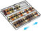Housolution Gewürzregal Schublade aus Metall, Gewürz Organizer Schublade von 30cm bis 60cm Ausziehbar, Gewürzeinsatz Schublade Gewürzschublade Organizer Gewürzaufbewahrung Schublade