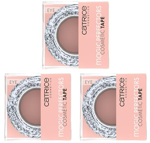 Magic Perfectors Cosmetic Tape, Eye Stencil, for Sensitive Eyes/Skin, Defining, Express Result, Easy to Remove, Nanoparticles Free, Pack of 3 (3 x 1 Pieces)