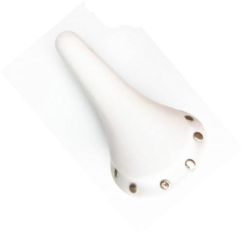 PU Leder Fahrradsattel, Universal Vintage Nieten Fahrradsitz Geeignet für Track Bike und Fixed Gear Fahrrad