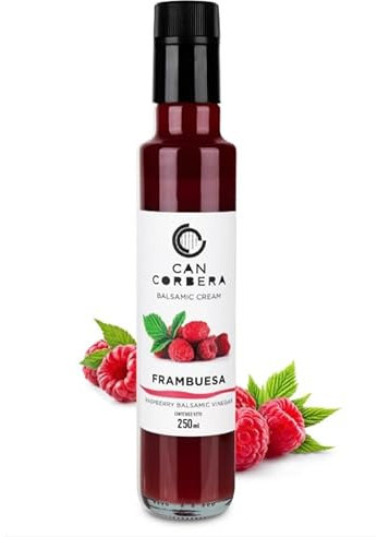 CAN CORBERA Balsámica - Himbeere Balsamico Gourmet Essig Creme (1 x 250ml) Crema Balsamica de Frambuesa