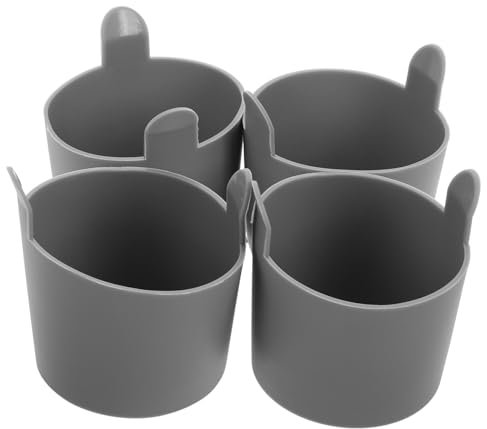 HOMSFOU 4piezas Molde Para Hacer Huevos Freidora De Aire Moldes De Silicona Reutilizables Para Cocinar Huevos Microondas Aptos Para Lavavajillas Para Desayunos