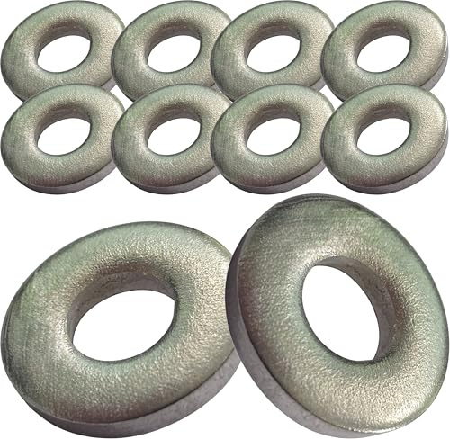 Arandelas planas gruesas M10 DIN 7349 - Acero inoxidable A2 para tornillos M3, M4, M5, M6, M8 y M10 (paquete de 10)