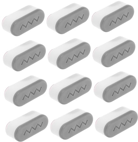 ARTIBETTER 12 pièces Coussins Rehausseurs Silicone Antidérapants pour Siège de Toilette Ajustement pour Bidet Confort Ergonomique et Stabilité Améliorée