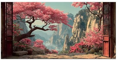 flores de cerezo Diamond Painting Kit Completo, Árbol Pintura Diamante para Manualidades Adultos 70 x 140cm, Cuadros Diamantes Punto de Cruz, Diamond Painting by Numbers Kit per Regalo Mujer 2ZSH-1085