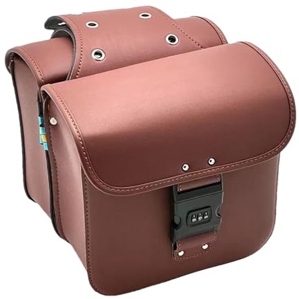 Borse da sella impermeabili per moto, borse laterali con grande capacità, versatile borsa per moto dal design impermeabile Powersports