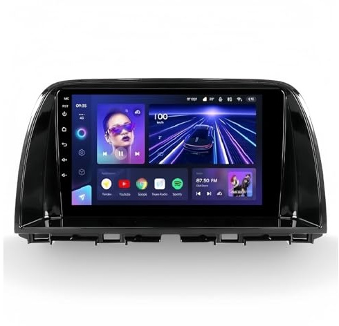Tablette de Voiture Autoradio multimédia avec Lecteur vidéo, Navigation GPS et Android 10 pour Mazda CX-5 (2012-2015). sans Format 2DIN(CX-5 CC3L 32G-A)