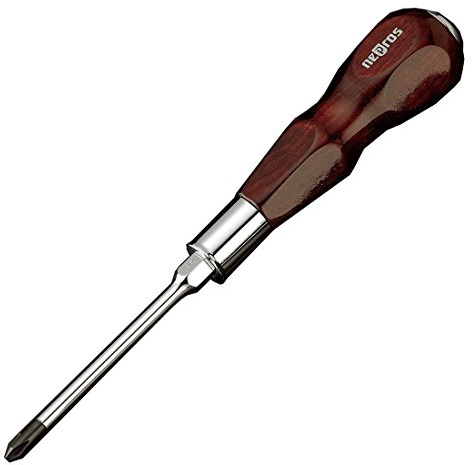 Nepros Wooden Grip Screwdriver (Cross)