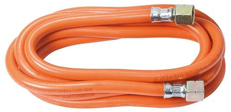 ROTHENBERGER Industrial Propangasschlauch Gasschlauch 5m Länge, Anschluss: 2 x G 3/8 L, EN 1327, Druck: 2 MPa (20 bar), 5 mm, 033310E