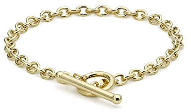Carissima Gold Damen Oval Belcher T-Bar Armband 9k(375)
