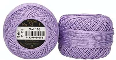 Anchor Perlgarn 8, 4591008-00108, Farbe:flieder, Stickgarne