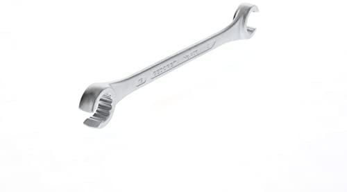 GEDORE Doppelringschlüssel offen, SW 17+19 mm, 15° abgewinkelt, 12-kant, UD-Profil, Schraubenschlüssel, 400 17X19