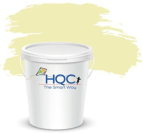 HQC Weather Shield Light Yellow Smooth Masonry Paint | 2.5L in 30+ Colours | Storm Proof, Scrub Resistance & Waterproof | Weatherproof Technology Designed with Acrylic Resin for Ultimate Protection