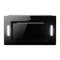 electriQ 52cm Black Glass Canopy Cooker Hood Kitchen Extractor Fan - 5 Year Warranty