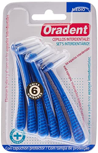 Oradent Interdentalbürste, mittel, 6 Stück 300 g