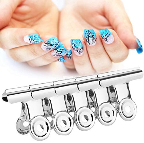 Lot de 5 clips d'extension Curve C pour ongles - En acier inoxydable