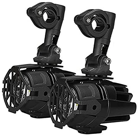 Shkalacar 2 Pezzi Fari fendinebbia a LED per Moto,Luci Anteriori per Moto,Fendinebbia Protezioni con Cablaggio Compatible con R1200GS F800GS